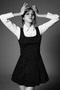 [Unbound Girl] Women's Pleated Mini Dress [Black]