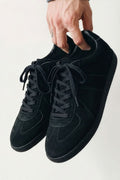 Luis 5.5cm height-increasing German military sneakers all black [225~290mm]