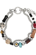 Seiren layered bracelet _ brown