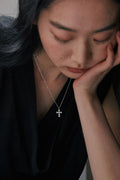 [925 silver] Un.silver.217 / gross ronde aube dew necklace