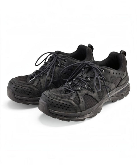 GO OUT Vintage Pull-Up Sneakers In Black