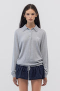 NEST POLO MINI DRESS (GRAY)