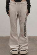 Distort Bootcut Pants (beige)