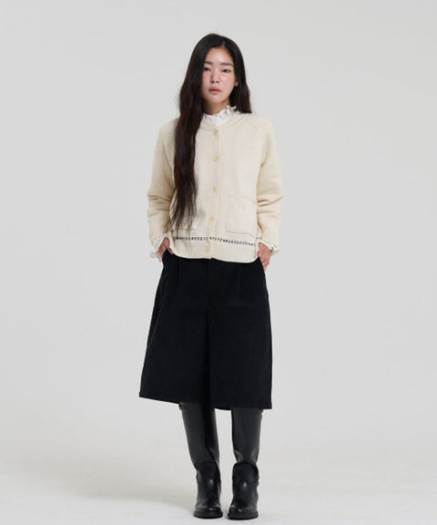 Canon Corduroy Bermuda shorts - Black