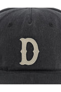 NONFOUND Washed D 5-Panel Ball Cap embroidery detail