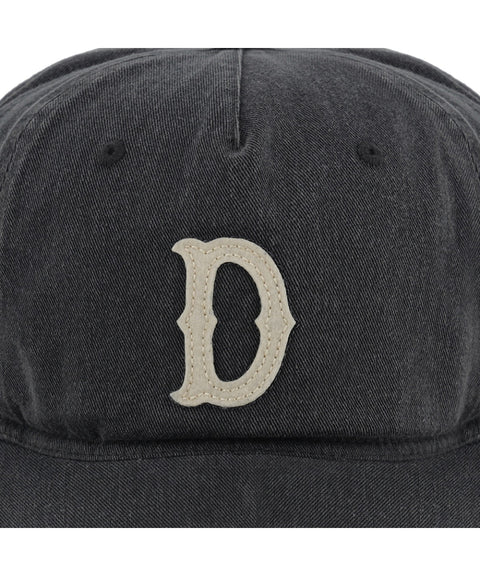 NONFOUND Washed D 5-Panel Ball Cap embroidery detail