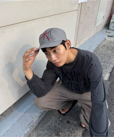 3 Panel Symbol Camp Cap — snap 40