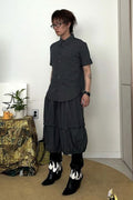 Gothic Roll-Up Short Sleeve Shirt — snap 408