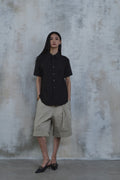 Stripe Roll-Up Short Sleeve Shirt — gallery 433