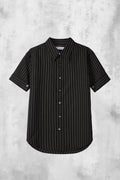 Stripe Roll-Up Short Sleeve Shirt — gallery 437