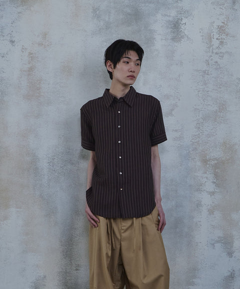 Stripe Roll-Up Short Sleeve Shirt — gallery 449