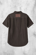 Stripe Roll-Up Short Sleeve Shirt — gallery 458