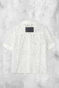 Lace Cropped Short Sleeve Shirt — gallery 500