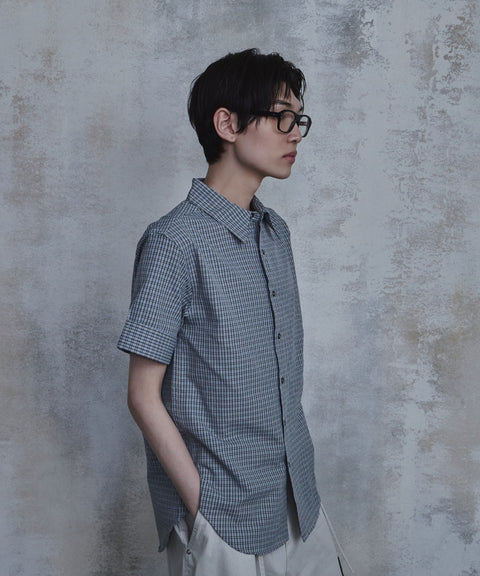 Check Roll-Up Short Sleeve Shirt — gallery 505
