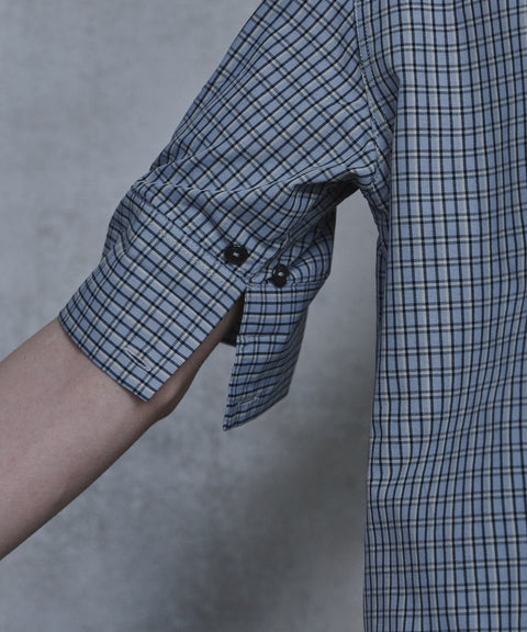 Check Roll-Up Short Sleeve Shirt — gallery 512