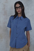 Check Roll-Up Short Sleeve Shirt — gallery 532