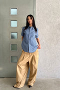 Check Roll-Up Short Sleeve Shirt — gallery 533