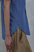 Check Roll-Up Short Sleeve Shirt — gallery 536