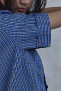 Check Roll-Up Short Sleeve Shirt — gallery 537