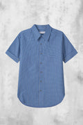 Check Roll-Up Short Sleeve Shirt — gallery 541