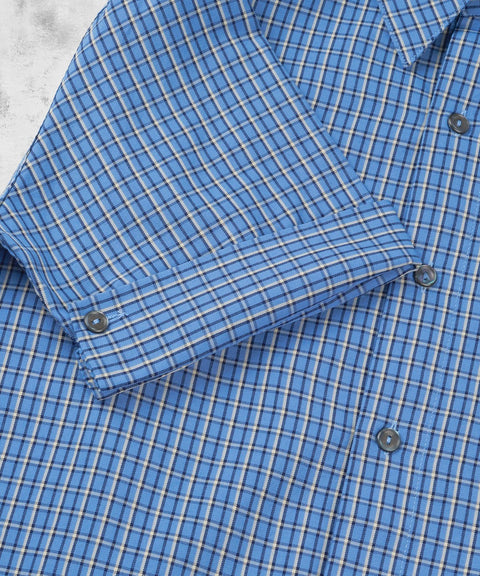 Check Roll-Up Short Sleeve Shirt — gallery 543