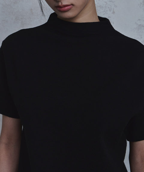 Mock Neck Short Sleeve Knit — gallery 562