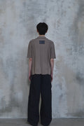 Fold-In Collar V-Neck Knit — gallery 634
