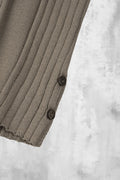 Fold-In Collar V-Neck Knit — gallery 642