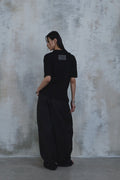 Fold-In Collar V-Neck Knit — gallery 658