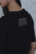 Fold-In Collar V-Neck Knit — detail 665