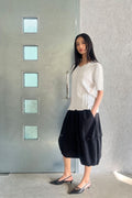 Fold-In Collar V-Neck Knit — gallery 667
