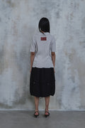 Fold-In Collar V-Neck Knit — gallery 676