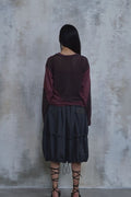 Waved Panel Long Sleeve T-Shirt — gallery 687