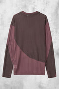 Waved Panel Long Sleeve T-Shirt — gallery 692