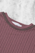 Waved Panel Long Sleeve T-Shirt — gallery 693