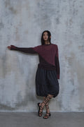 Waved Panel Long Sleeve T-Shirt — detail 696