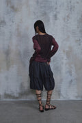 Waved Panel Long Sleeve T-Shirt — detail 698