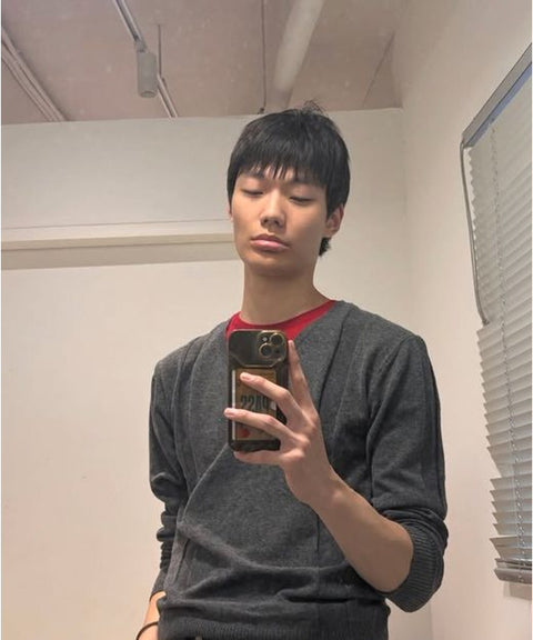 Waved Panel Long Sleeve T-Shirt — snap 701