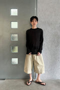 Waved Panel Long Sleeve T-Shirt — gallery 710