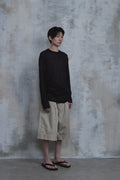 Waved Panel Long Sleeve T-Shirt — gallery 712