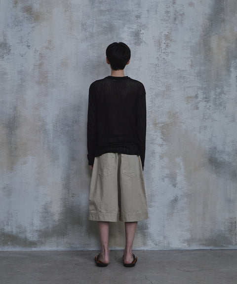 Waved Panel Long Sleeve T-Shirt — gallery 713