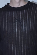 Waved Panel Long Sleeve T-Shirt — gallery 715