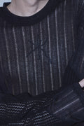 Waved Panel Long Sleeve T-Shirt — gallery 716