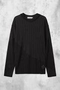 Waved Panel Long Sleeve T-Shirt — gallery 717