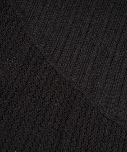 Waved Panel Long Sleeve T-Shirt — gallery 720