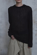 Waved Panel Long Sleeve T-Shirt — detail 721