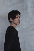 Waved Panel Long Sleeve T-Shirt — detail 723
