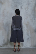 Waved Panel Long Sleeve T-Shirt — gallery 729
