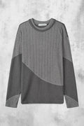 Waved Panel Long Sleeve T-Shirt — gallery 733