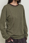 Double Layer Modal Long Sleeve T-Shirt — gallery 740